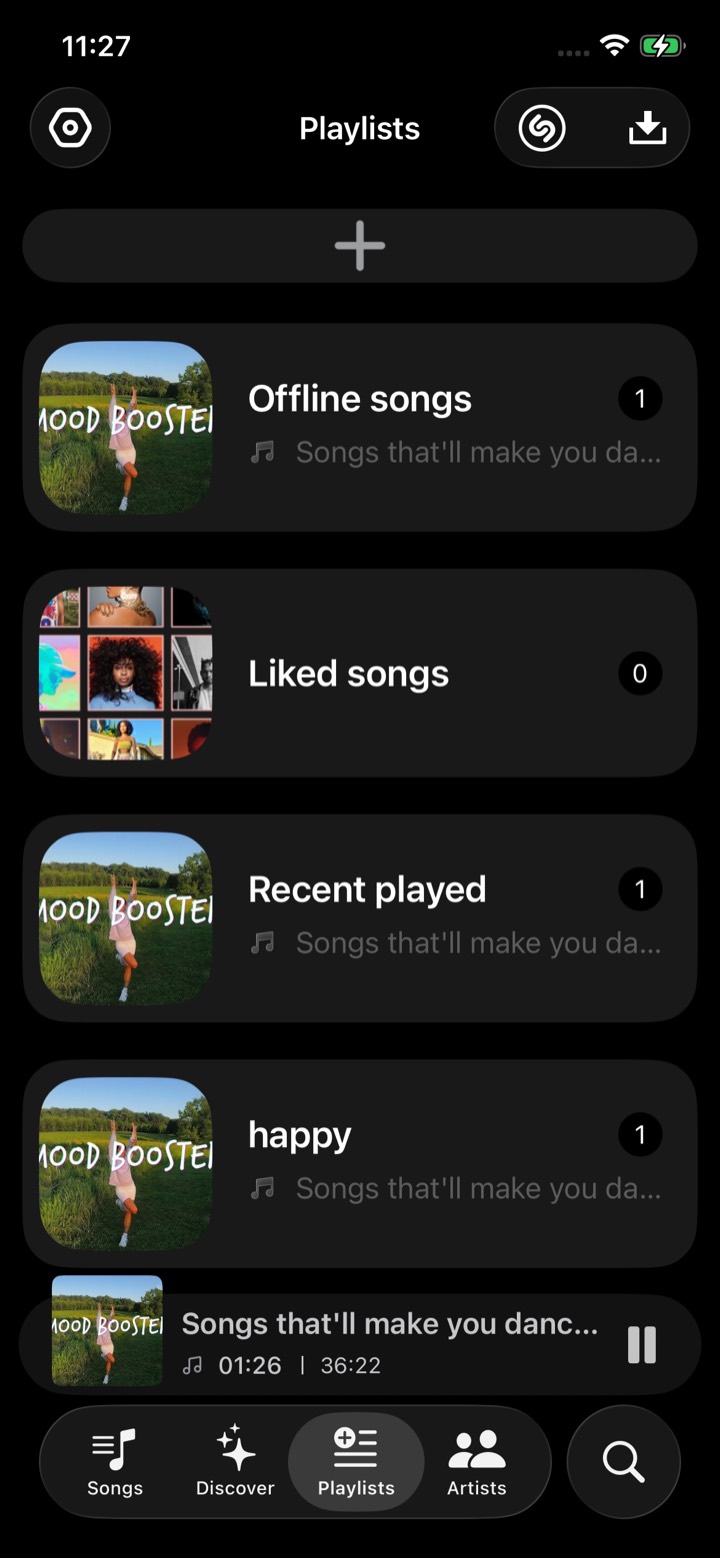 Plytube playlists page