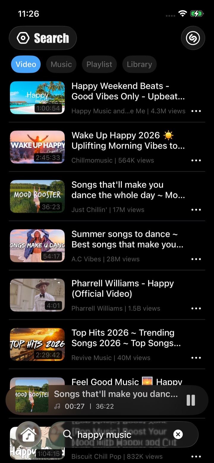 Plytube search results