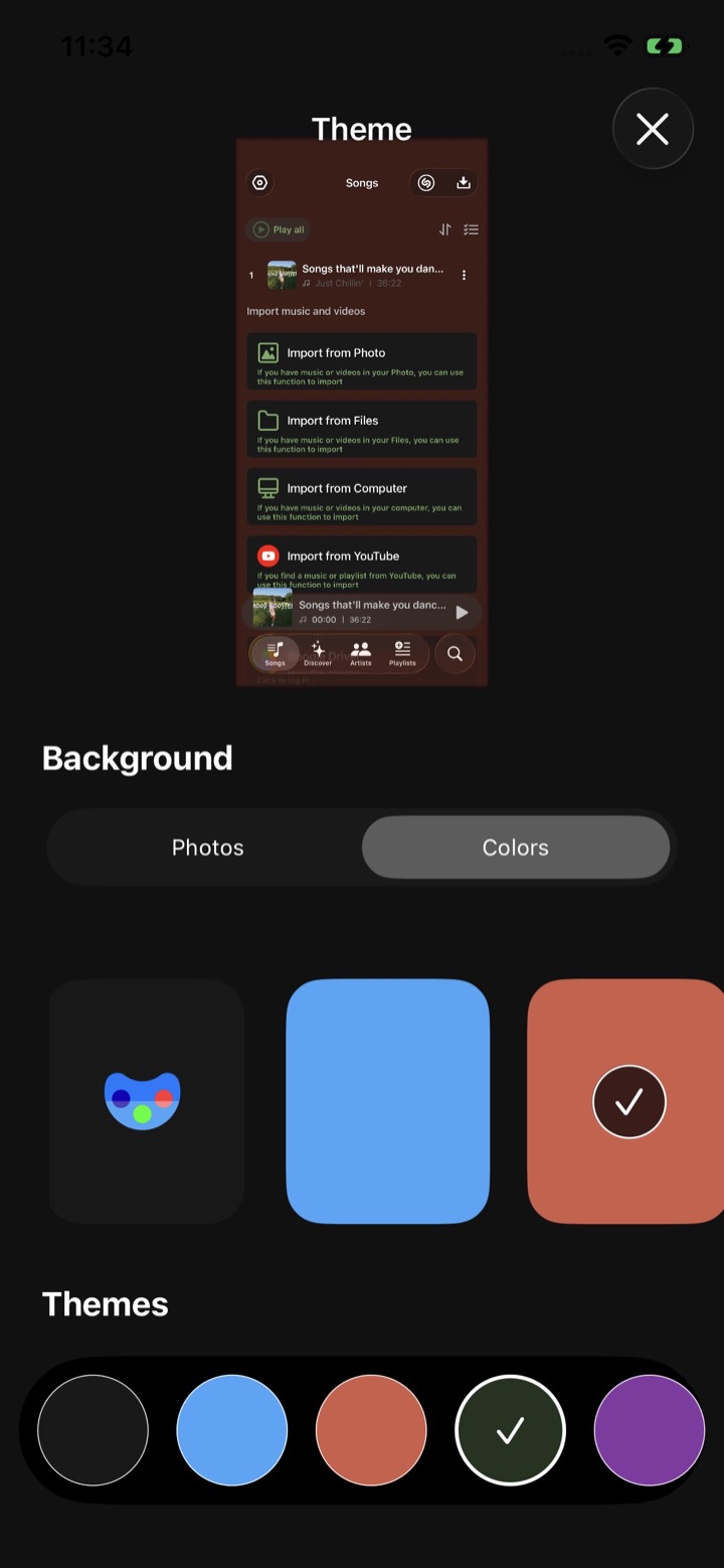 Plytube theme settings